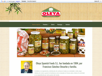www.oleyafoods.com snapshot
