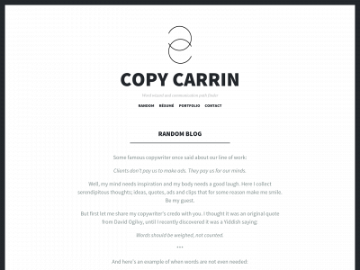 carrin.se snapshot