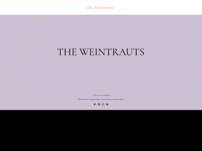 theweintrauts.com snapshot