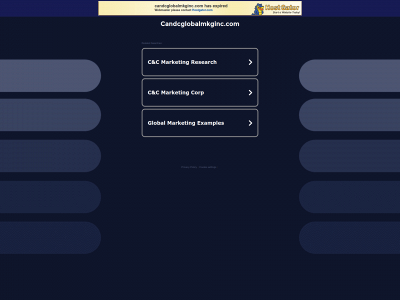 candcglobalmkginc.com snapshot