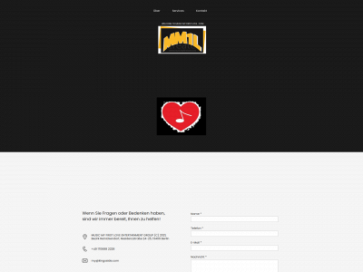 musicmyfirstlove.com snapshot