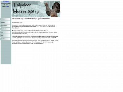 taipaleenmetsastajat.net snapshot