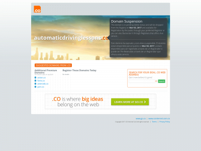 automaticdrivinglessons.co snapshot