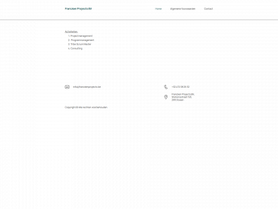 franckenprojects.be snapshot