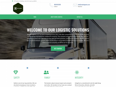 wardslogistics.com snapshot