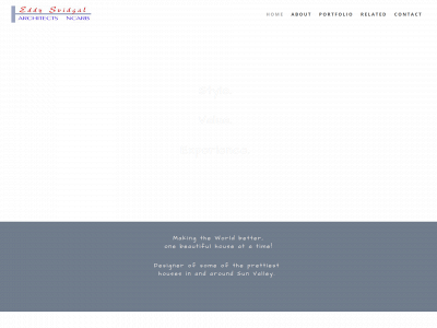www.eddysvidgalarchitects.com snapshot