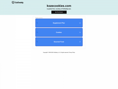 kozecookies.com snapshot