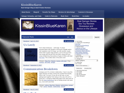 kissinbluekaren.com snapshot