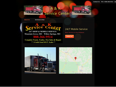akservicecenter.com snapshot