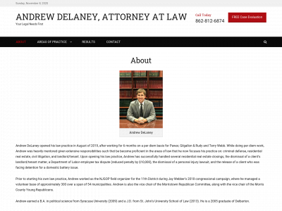 andrewdelaneyattorneyatlaw.com snapshot