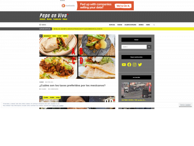 pepeenvivo.org snapshot