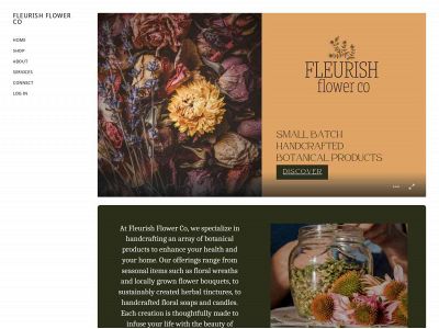 www.fleurishflowerco.com snapshot