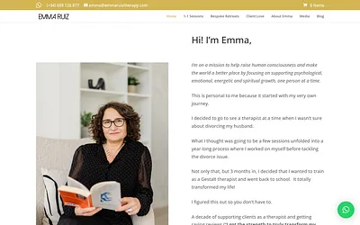 emmaruiztherapy.com snapshot