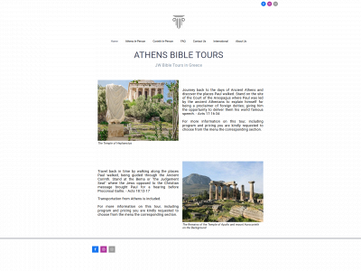 athensbibletours.com snapshot