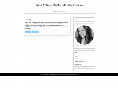 lindaahlin.se snapshot
