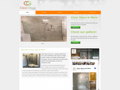 clearglassandmore.com snapshot