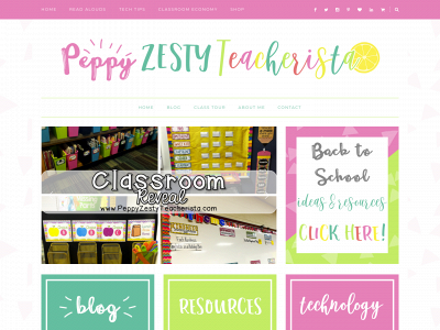 peppyzestyteacherista.com snapshot
