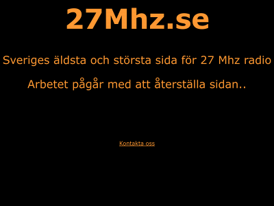 27mhz.se snapshot