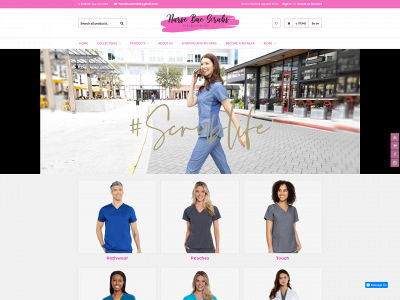 nursebaescrubs.com snapshot