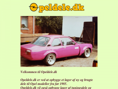 opeldele.dk snapshot