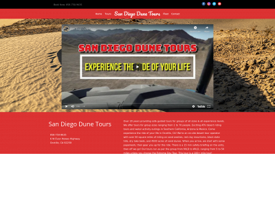 sandiegodunetours.com snapshot