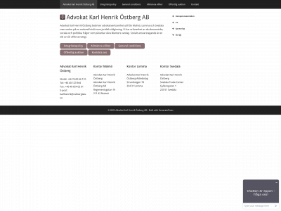 ostberglaw.se snapshot