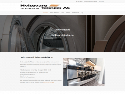 hvitevareteknikk.no snapshot