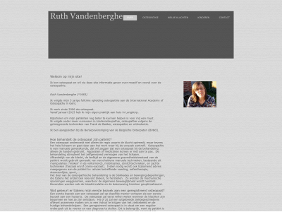 ruthvandenberghe.be snapshot