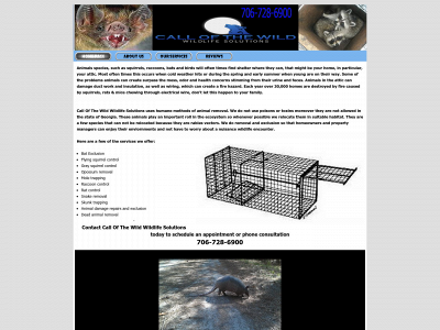 callofthewild.solutions snapshot