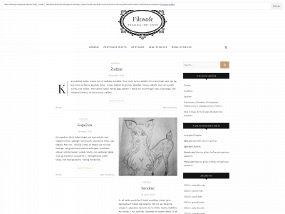 filosofe.lt snapshot