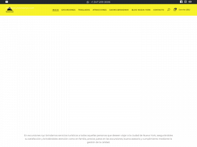 excursionesnyc.com snapshot