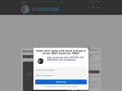 elyonbeatstore.com snapshot