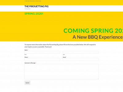 thepirouettingpig.com snapshot