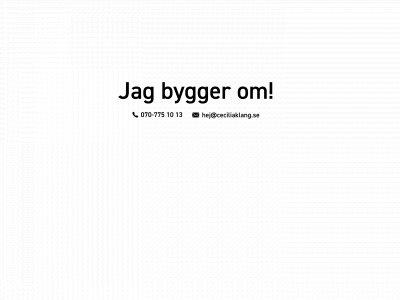 ceciliaklang.se snapshot