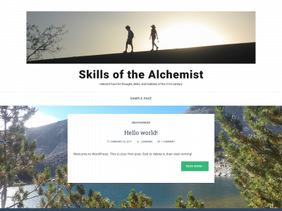 skillsofthealchemist.com snapshot