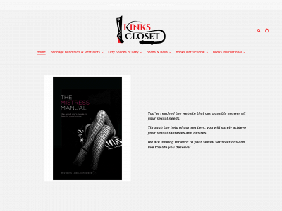 kinkscloset.com snapshot