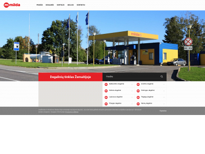 milda.lt snapshot
