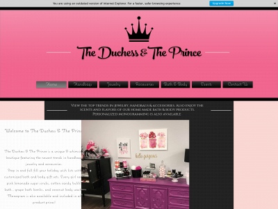 theduchessandtheprince.com snapshot