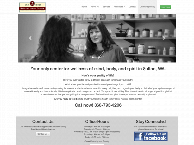 skyrivernaturalhealth.com snapshot