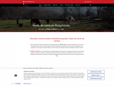 www.carneslavinuela.com snapshot