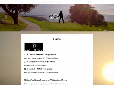 golffitforlife.com snapshot