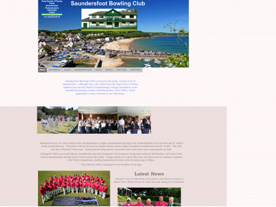 saundersfootbowlingclub.co.uk snapshot