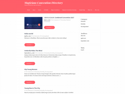 magic-conventions.com snapshot