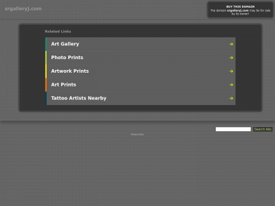 srgalleryj.com snapshot