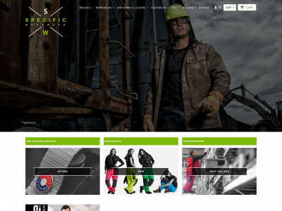 specificworkwear.com snapshot