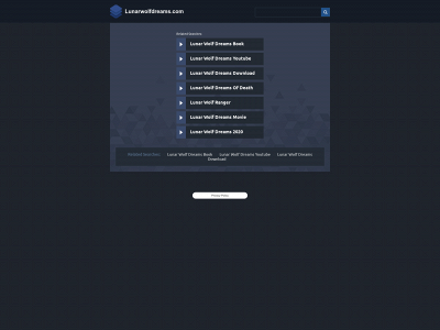 lunarwolfdreams.com snapshot