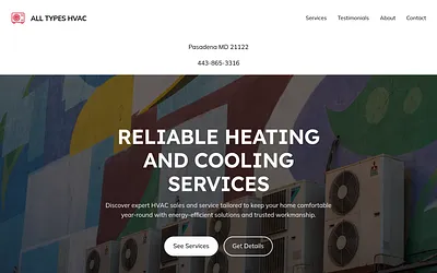 all-types-hvac.com snapshot