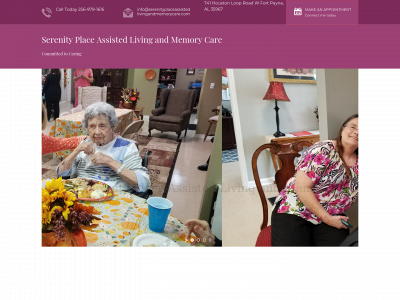 serenityplaceassistedlivingandmemorycare.com snapshot