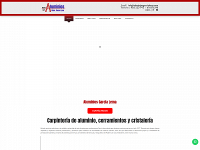 www.aluminiosgarcialema.com snapshot