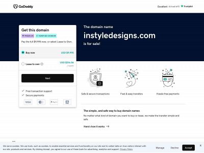 instyledesigns.com snapshot